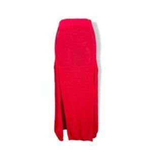 Women's Pink/Fushia 100% Polyester Comfort Cover Up Long Skirt Size XL.